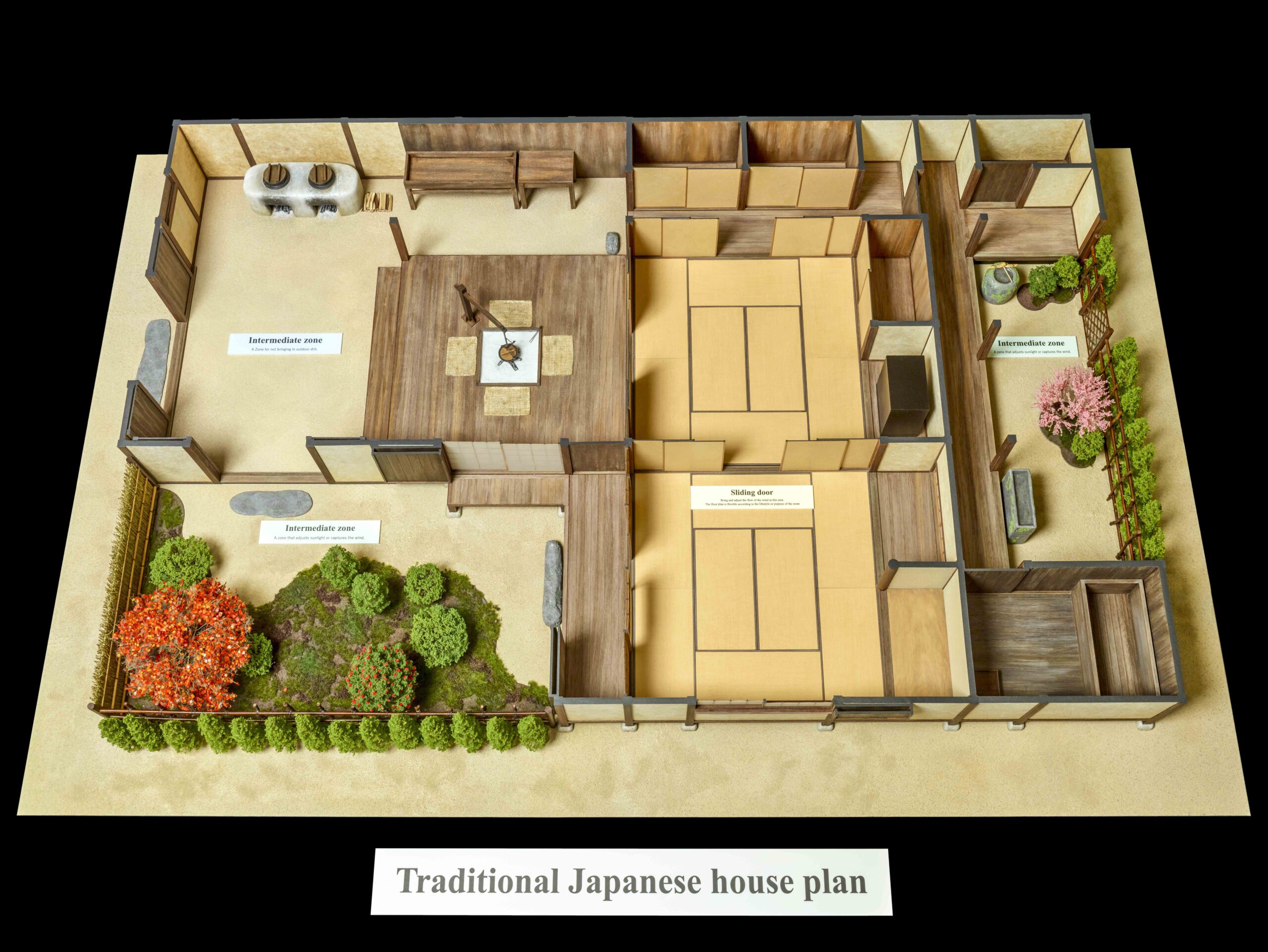 Traditional Japanese house plan